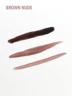 different layers of brown nude
