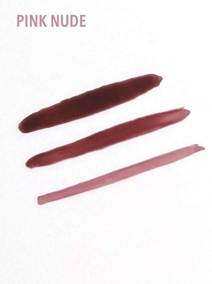 different layers of pink nude